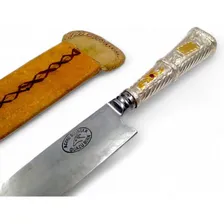 Faca Solingen Guazubira Prata 600 Ouro 12k 20cm Foto mini 1