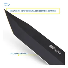 Faca Tática Ntk Diutac Pesca Caça Trilha Camping Aço Inox Foto mini 3