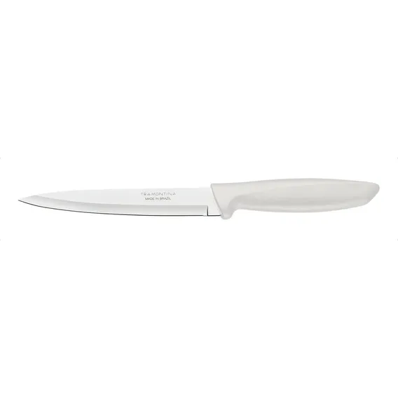 Faca Utility Tramontina Plenus Em Aço Inox Off White 6 Cor Branco Foto 1