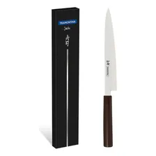 Faca Yanagiba Sushi Mar 9 Aço Inox Nylon Tramontina 24230049 Cor Preto Foto mini 1