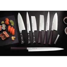 Faca Yanagiba Sushi Mar 9 Aço Inox Nylon Tramontina 24230049 Cor Preto Foto mini 2