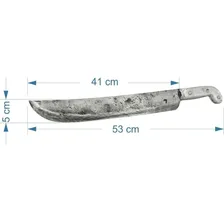 Facao Ferreiro Artesanal 16 Pol. 53cm Cabo Em Aluminio Foto mini 2