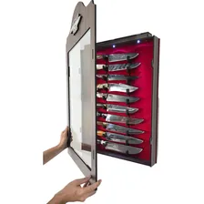 Facas Artesanais Churrasco Artesanato Jsl Luxo 10 Unidades. Cor Vermelho Foto mini 4
