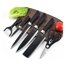 Facas Churrasco Premium Em Um Conjunto Elegante: Kit 6 Peças Foto mini 2