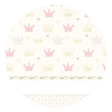 Faixa Adesiva Decorativa Infantil Coroa 10m X 10cm Cor Colorido Foto mini 1