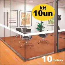 Faixa Adesiva Sinalização Porta De Vidro Anti Trombada Cor Branco Foto mini 4