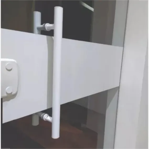 Faixa Adesiva Sinalização Porta De Vidro Anti Trombada Cor Branco Foto 1