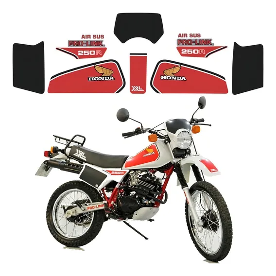 Faixa Adesivo Xl 250 R 82 83 Branca Cor Branco Foto 1