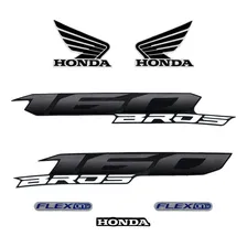 Faixa Adesivos Completo Honda Nxr Bros 160 Esdd 2016 Branca Foto mini 3