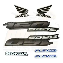 Faixa Adesivos Completo Honda Nxr Bros 160 Esdd 2016 Branca Foto mini 1