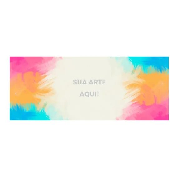 Faixa Banner Em Lona Sua Arte Personalizada- 300x100cm Cor Azul Foto 1