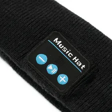 Faixa de cabeça Bluetooth Music Faixa de cabeça Faixa de cabeça cor preta Foto mini  2