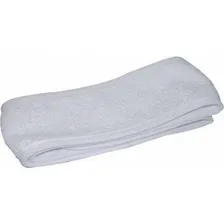 Faixa De Cabelo Atoalhada Com Velcro - Estek Cor Branco Liso Foto mini 2