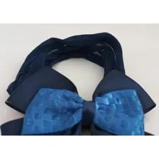 Faixa De Cabelo Para Bebe Turbante Com Laço Cor Azul-escuro Foto mini 4