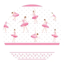 Faixa De Parede Bailarina Infantil Rosa 5mx10cm Foto  mini 1