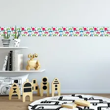 Faixa Decorativa Adesiva Infantil Carrinhos 5mx10cm Foto mini 2