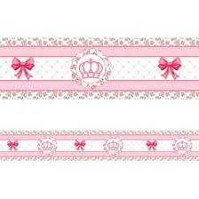 Faixa Decorativa Coroa Floral Infantil 10 Metros Por 15cm Cor Outro Foto  mini 1