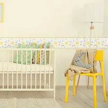Faixa Decorativa Parede Adesiva Para Quarto Infantil 5mx10cm Cor Arco iris Foto mini 2