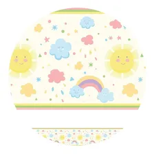 Faixa Decorativa Parede Adesiva Para Quarto Infantil 5mx10cm Cor Arco iris Foto mini 1