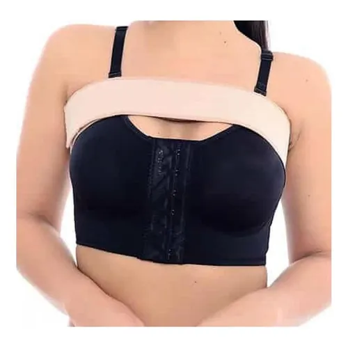 Faixa Elástica Mama Pós-cirurgia Silicone 1,20m - Próteses Foto 1