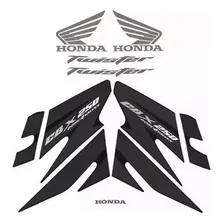Faixa Jogo Adesivo Honda Cbx 250 Twister 2008 Preta Foto mini 1