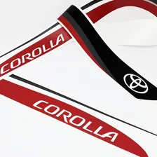 Faixa Lateral Toyota Corolla 2009/2022 Adesivo Vermelho Foto mini  2