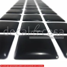 Faixa Pastilha Adesiva Resinada - Cores 31,4 X 7,8 Cm Cor Preto S贸lido Foto mini 3