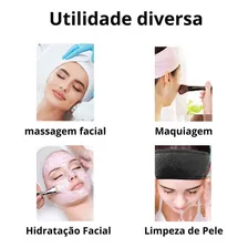 Faixa Protetora Atoalhada Para Limpeza De Pele E Maquiagem Foto mini 4