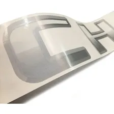 Faixa Tampa Traseira Para Chevrolet S10 2009 2010 2011 2012 Adesivo Prata Sportinox Foto mini  3
