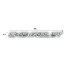 Faixa Tampa Traseira S10 1999/2005 Chevrolet Adesivo Branco Foto mini 3
