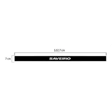 Faixa Tampa Traseira Saveiro 2014 Em Diante Adesivo Preto Foto mini 4