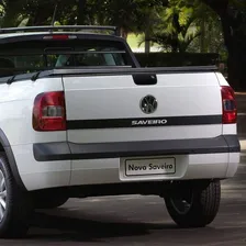 Faixa Tampa Traseira Saveiro 2014 Em Diante Adesivo Preto Foto mini 2