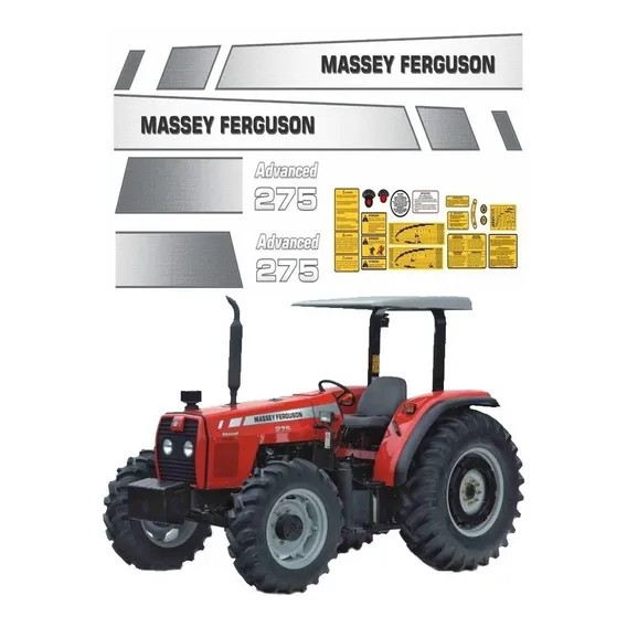 Faixa Trator Massey Ferguson 275 Advanced Foto 1
