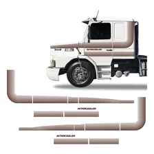 Faixas Scania 112 113 1986/ Intercooler Adesivo Café/marrom Foto mini 1