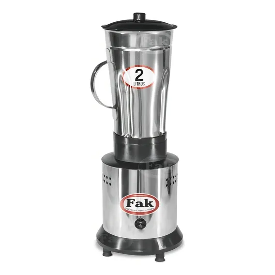 FAK LAR 2L Liquidificador Industrial Alta Rotação Inox 127V Cor Cinza Foto 1