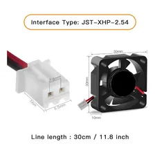 Fan Cooler 3010 5v Ventoinha Micro Ventilador 30x30x10mm Led Foto mini 2