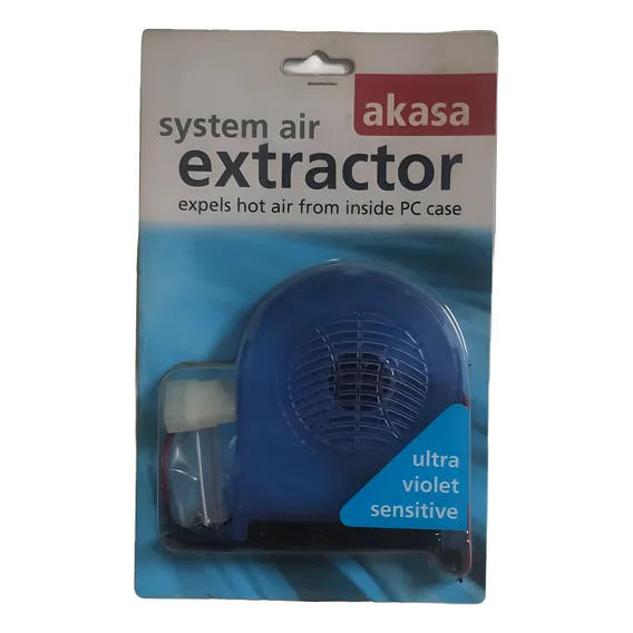 Fan Cooler Para Gabinete Exaustor 90mm - Akasa Led Azul Foto 1