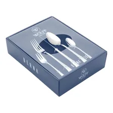 Faqueiro 30 Peças Aço Inox Berna Wolff Rojemac Foto  mini 1