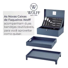 Faqueiro Inox 101pç Wolff Caixa De Madeira Estojo Luxo Foto mini 4