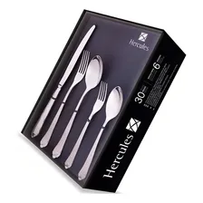 Faqueiro Inox Luxo Classique Hércules 30 Peças Foto  mini 1