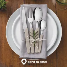 Faqueiro Inox Tramontina 24 Peças Carmel Natural Médio Foto mini 4