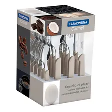 Faqueiro Inox Tramontina 24 Peças Carmel Natural Médio Foto mini 3