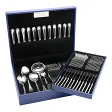 Faqueiro Wolff 101 Pcs De Inox Geneve C/estojo De Madeira Foto mini 3