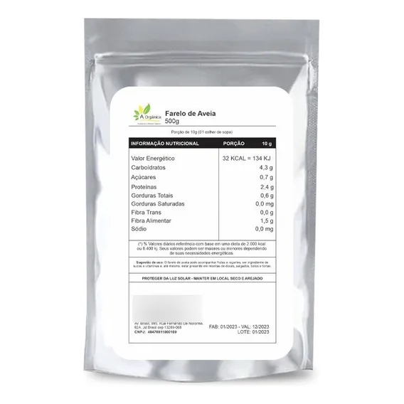 Farelo De Aveia Premium 500g Foto 1