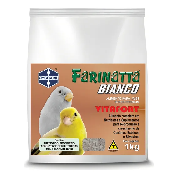 Farinatta Bianco Com Vitafort 1 Kg Foto 1