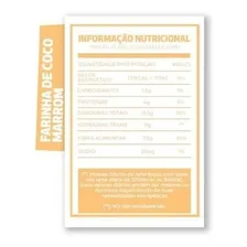 Farinha Coco Marrom Vegano Integral S/glĂșten 200g Santo Ăleo Foto mini 2