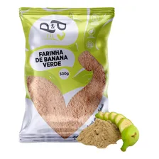 Farinha De Banana Verde 500g - P&p Foto mini 1
