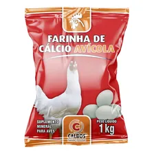 Farinha De Cálcio Calbos Suplemento Mineral Para Aves 1kg Foto mini 1