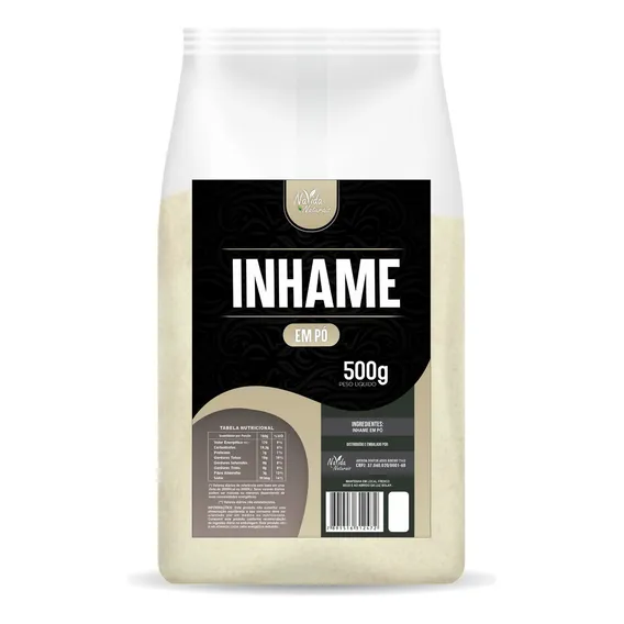 Farinha De Inhame 500g Rico Em Nutrientes Foto 1