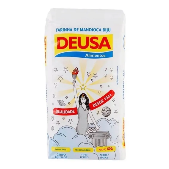 Farinha de Mandioca Natural Deusa 500g Foto 1